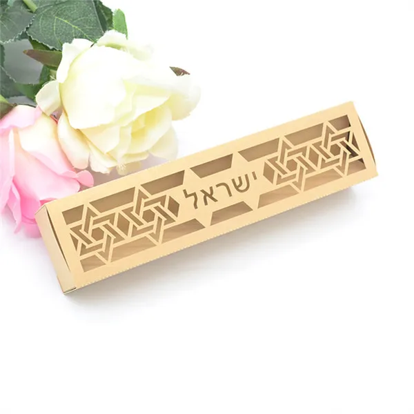 light brown pearl Бар Mitzvah лазерная резка Звезда Давида индивидуальные иврит имя пригласительная коробка - Цвет: light brown pearl