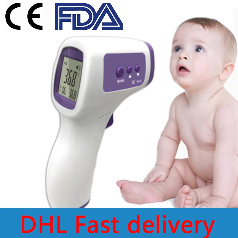 

Non-contact IR Thermometer Fever Measure Tool for Baby Adult Thermometer Forehead Infrared Thermometer Digital