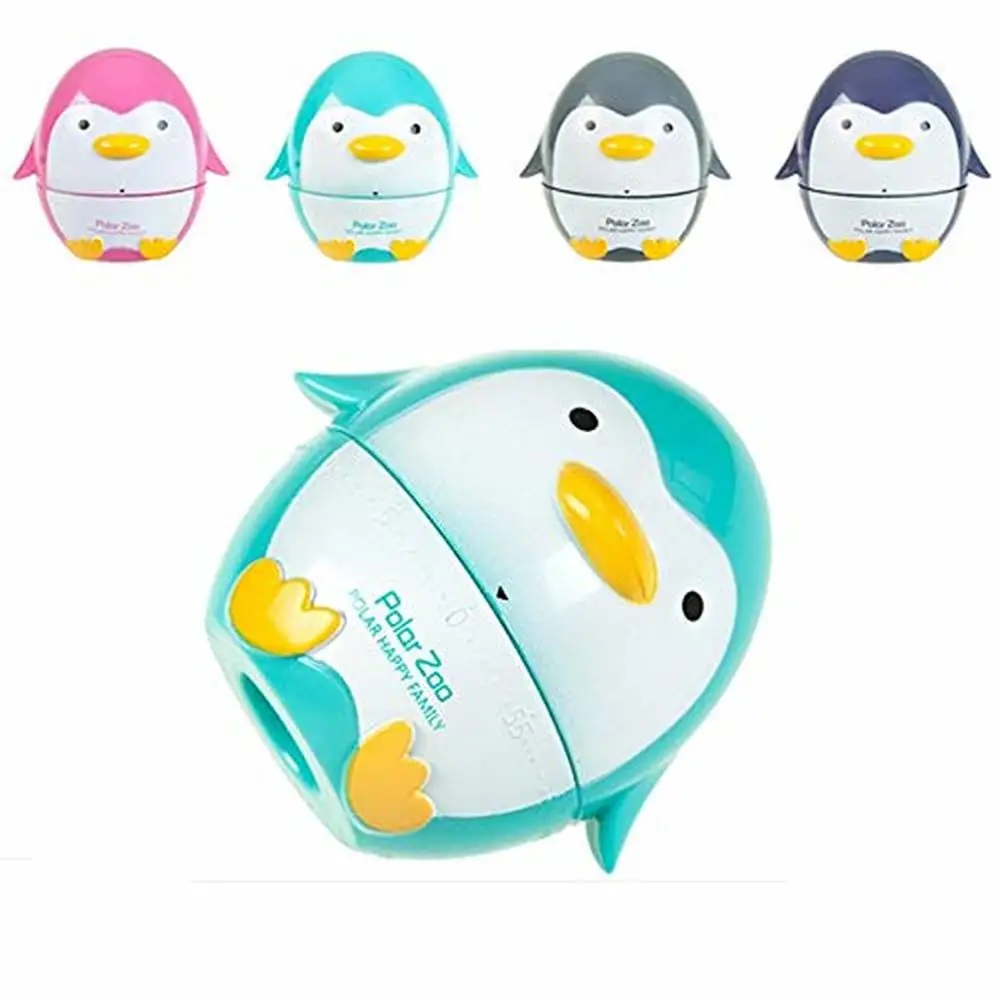 

Kitchen Timer -Cute Penguin 60 Minutes Cooking Mechanical Countdown Timer Home Decoration Cooking Gadgets