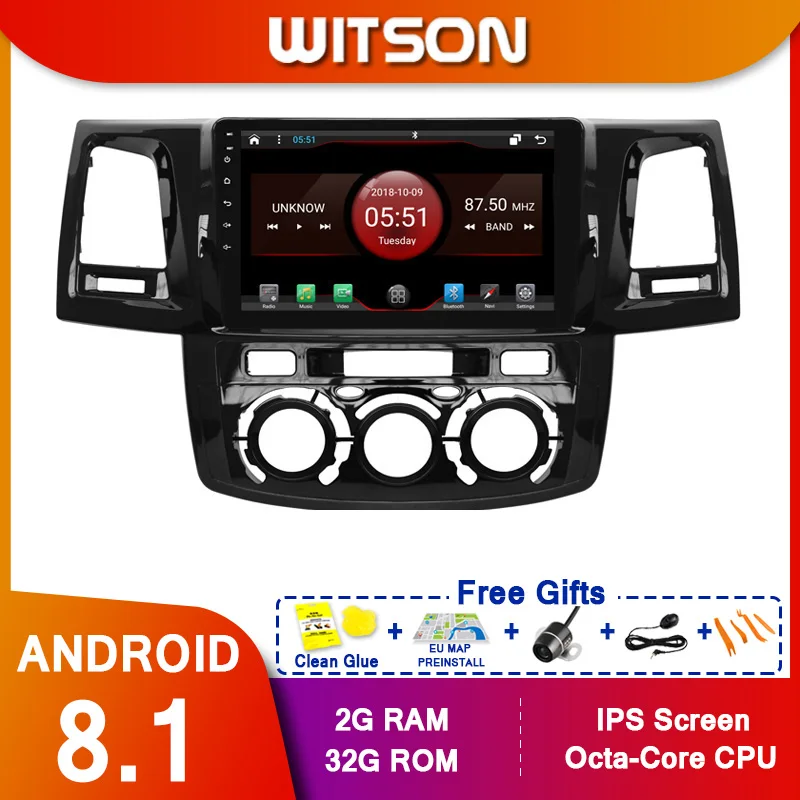 WITSON 10 2 &quotFULL HD сенсорный экран Android 0 Восьмиядерный Автомобильный GPS
