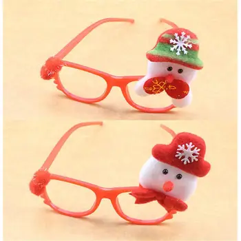 

Christmas Glasses, Christmas Cartoon Glasses, Children Toys, Plastic Decorative Glasses Frames.