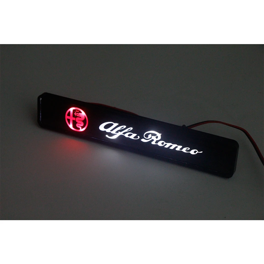 Автомобильная наклейка эмблема передней решетки капота светодиодсветодиодный