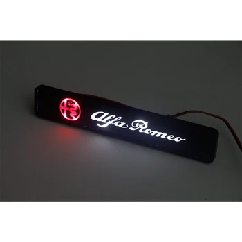 Auto Sticker Motorkap Grille Embleem Led Decoratieve Licht Voor Alfa Romeo Alfa Gt Stelvio Giulia Alfa 156 Auto Styling accessoires Auto Sticker Motorkap Grille Embleem Led Decoratieve Licht Voor Alfa Romeo Alfa Gt Stelvio Giulia Alfa 156 Auto Styling accessoires