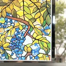 75*100 см затемненная декоративная оконная пленка, непрозрачные статические клеящиеся стеклянные наклейки, виниловые оконные фольги, витражное окно, чехлы