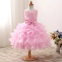 Детская одежда для девочек; Детские Платья с цветочным рисунком; летнее фатиновое платье для маленьких девочек; розовое платье принцессы до колена для свадебной вечеринки