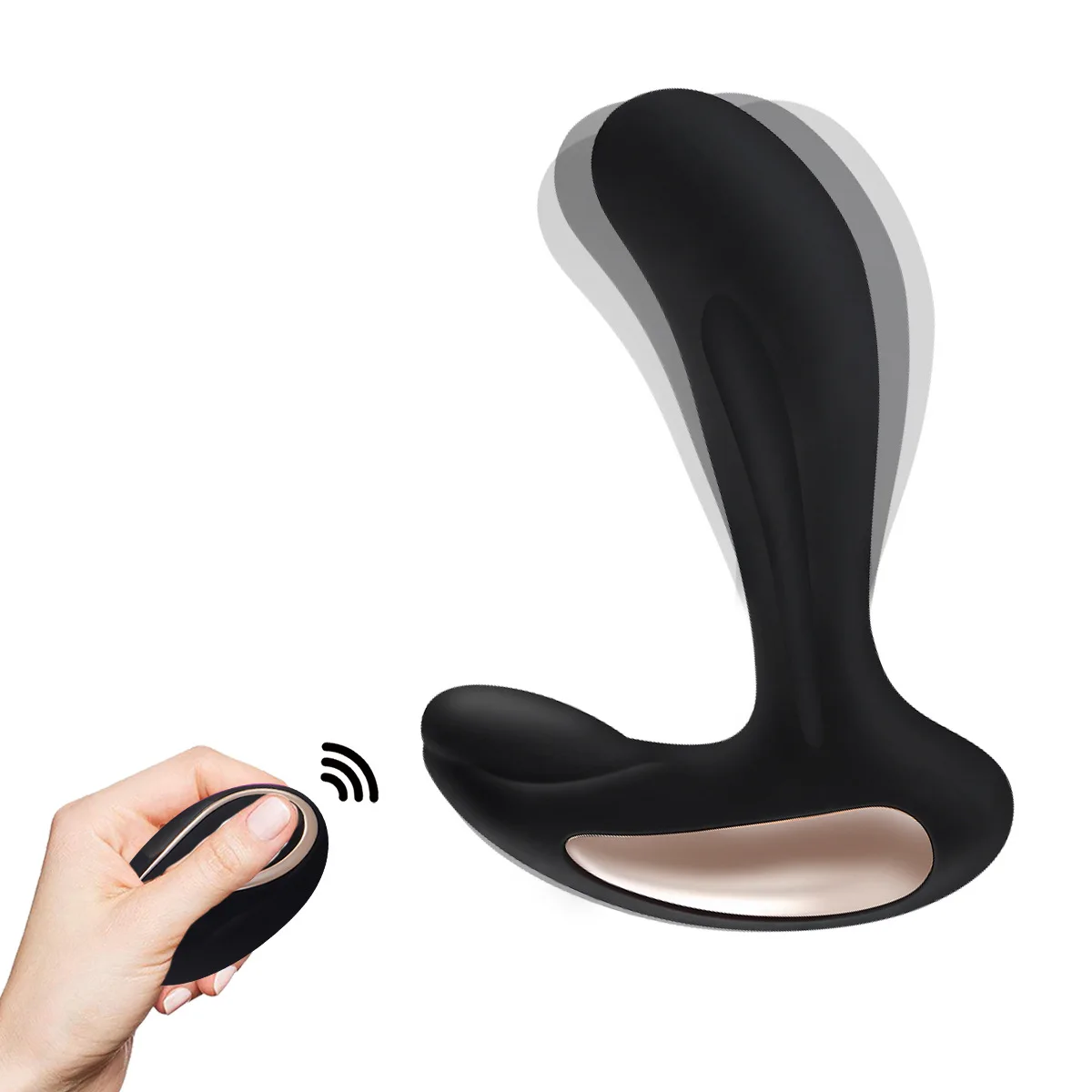  Male Rechargeable Wireless Remote Control Dual Shock Prostate Anal Massager G Spot Vibration Butt P