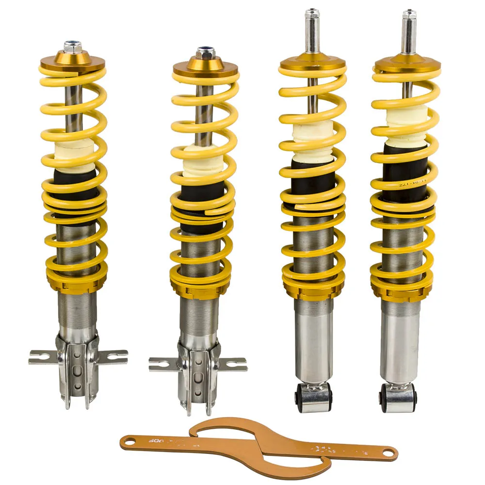 

Coil Spring Over Strut COILOVER FOR VW GOLF MK1 ADJUSTABLE Height SUSPENSION Shock Absorber KIT