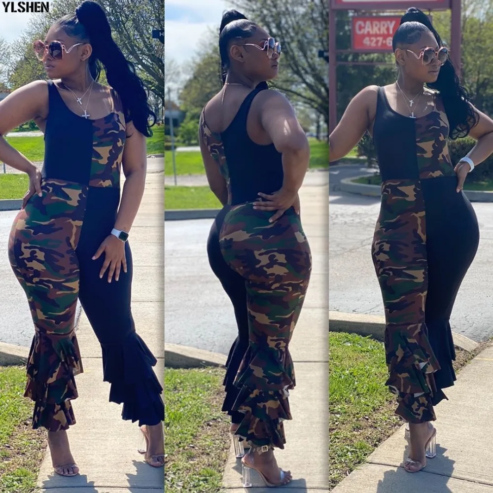 Fashion Ladies 2020 New Jumpsuit African Clothes Ankara Style Robe Africaine Femme Dashiki Jumpsuits Ethnic Sexy Dress For Women 02
