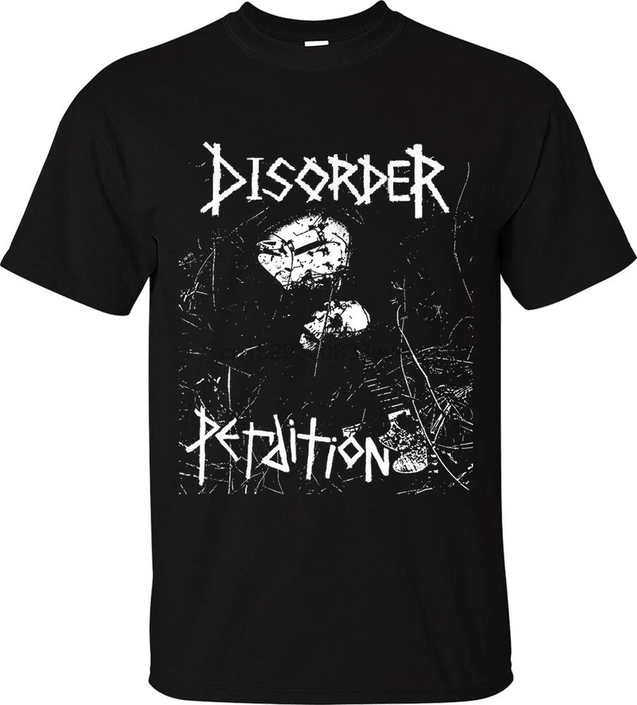Disorder T-shirt Perdition Bristol Punk Rock Amebix Chaos Uk Discharge Doom  - Tailor-made T-shirts - AliExpress