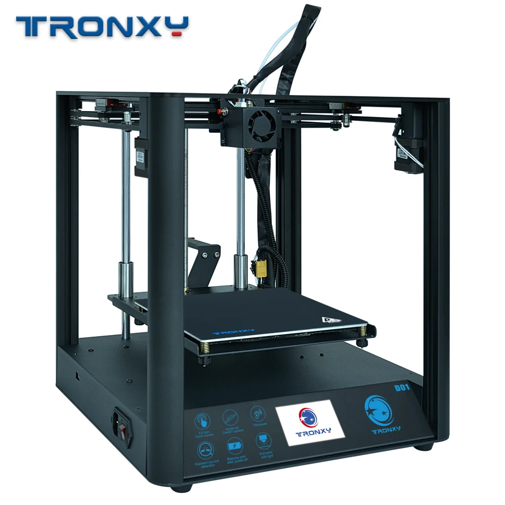 3D принтер TRONXY D01 TITAN экструдер промышленная линейная направляющая рельсовая