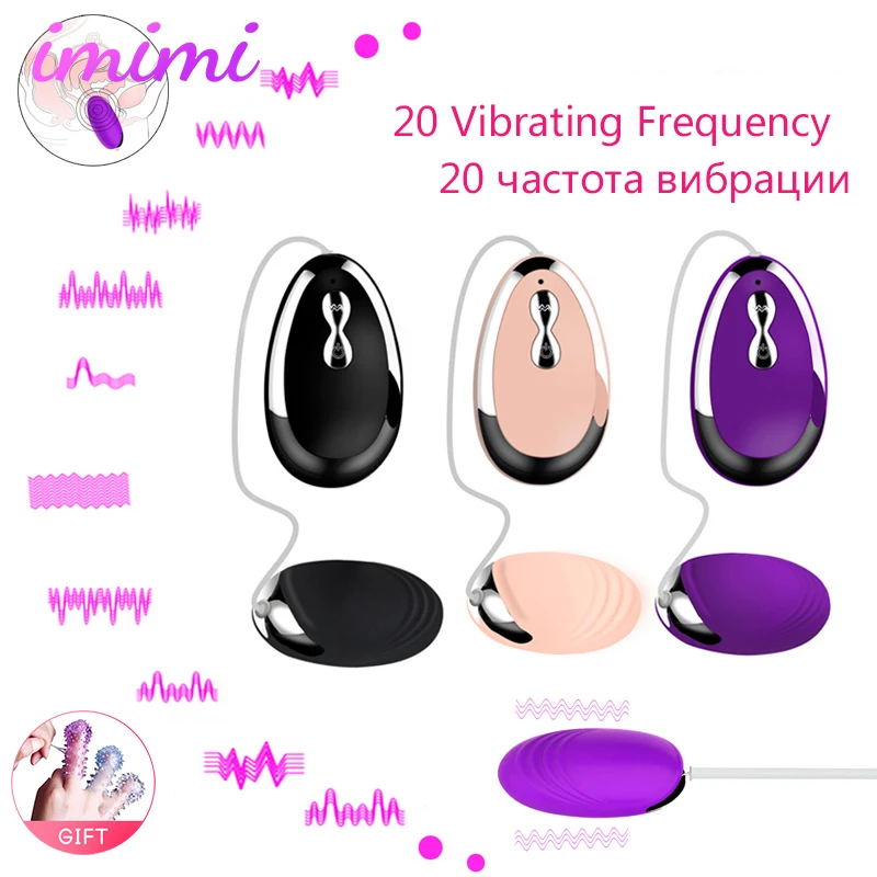 20 Speed Vibrating Eggs Bullet Vibrator Multi-speed USB Charging Vibromasseur Sex Toys for Women Powerful Clitoris Stimulator