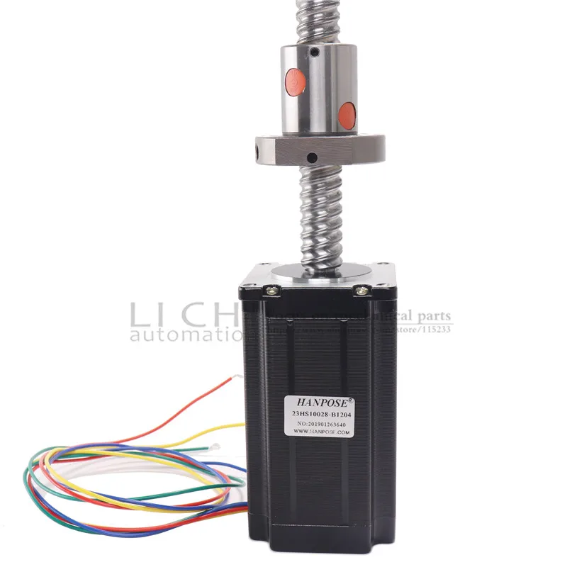 3PCS for 3D Printer nema23 23HS10028 260N.CM 300mm ballscrew motor stepper motor with sfu1204
