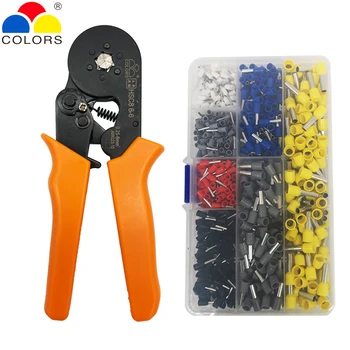 

HSC8 6-6 Hexagon Crimping Machine 0.25 - 6mm2 23 - 10AWG Suitable For Crimping Tools Tubular Terminals European Style