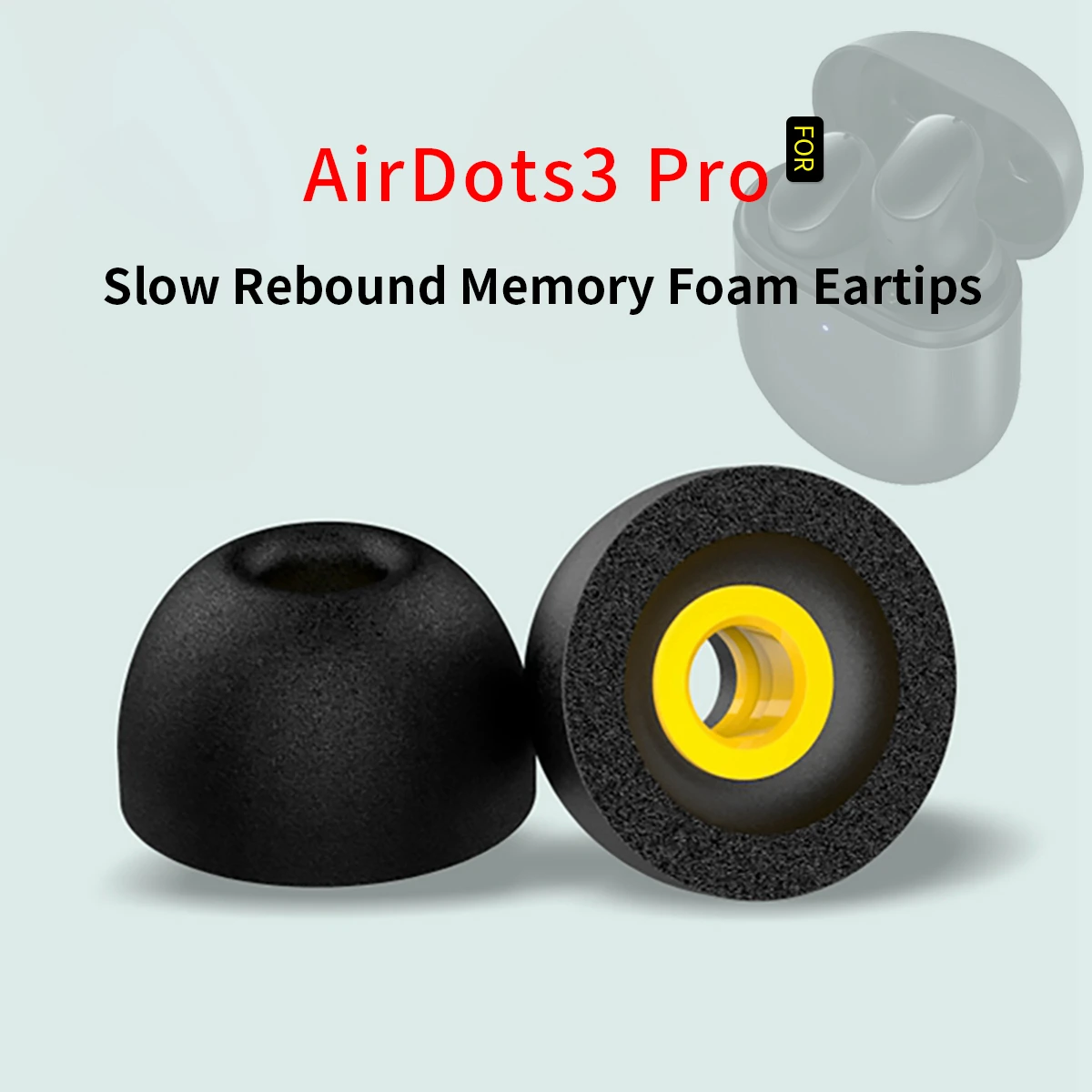 

Memory Foam Ear Tips for Redmi AirDots 3 Pro Eartips XIAOMI Air 2 Pro True Wireless Earbud Tips Anti-Slip Noise Reducing