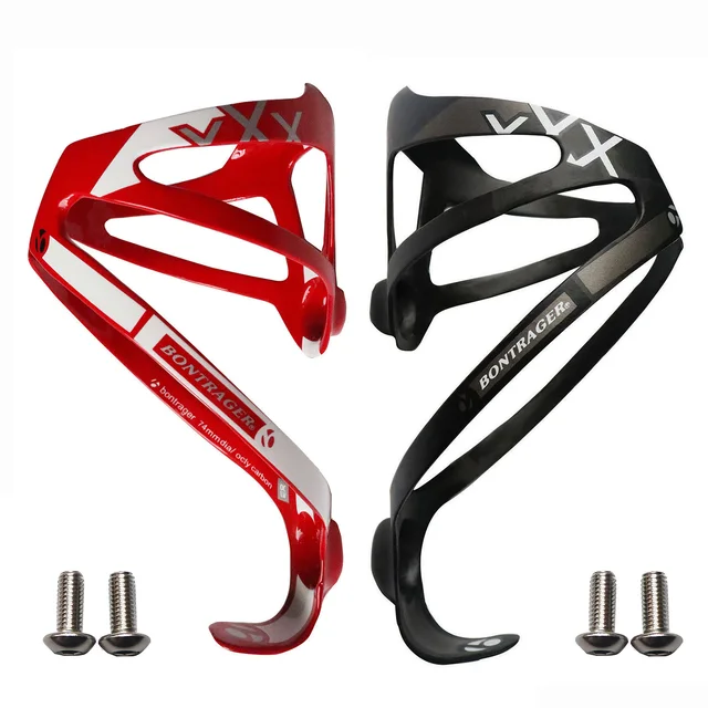 2Pcs Full Carbon Fiber Bicycle Water Bottle Cage MTB Road Bike Bottle Holder Ultra Light Cycle Equipment matte/glossy 4 colors 1 5