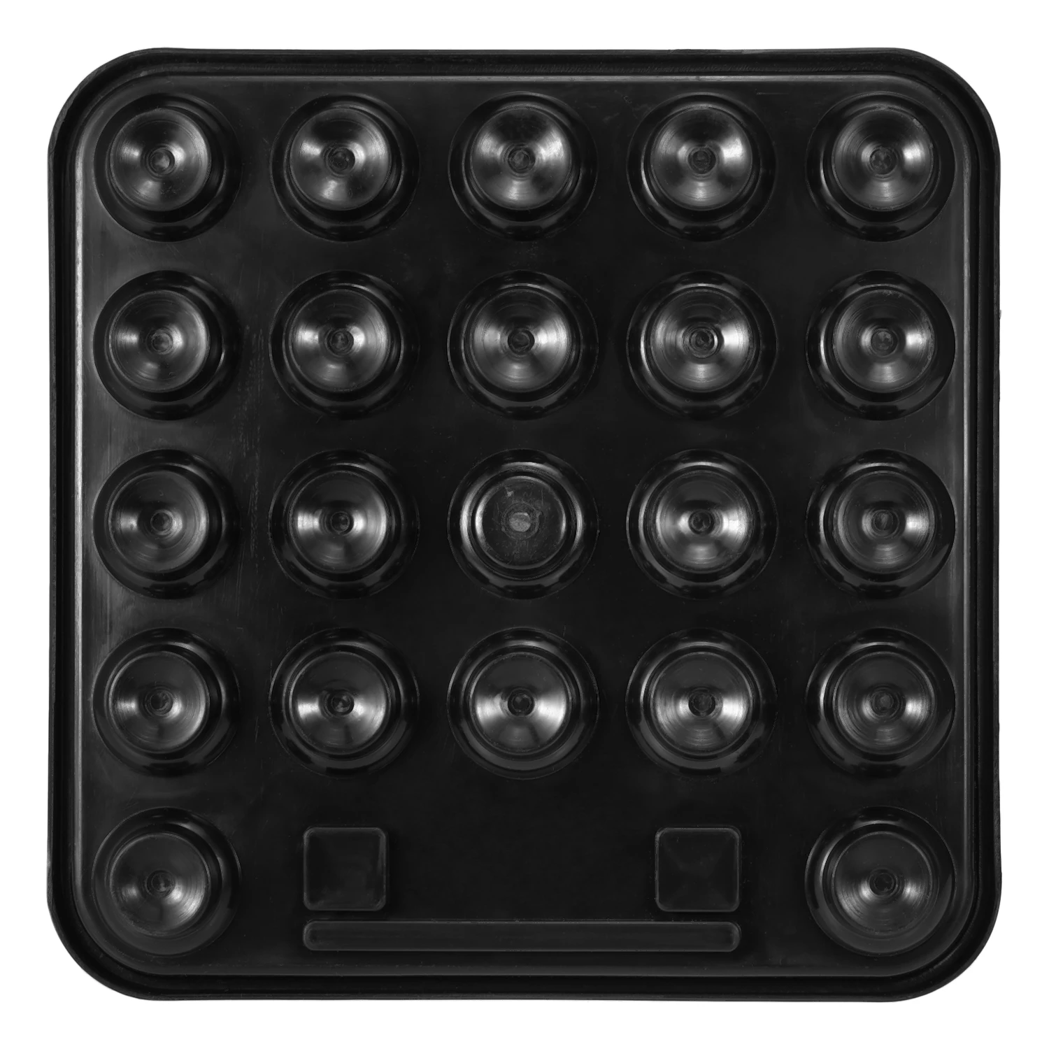 black 22balls Пластик бильярдный шар для хранения Чехол Стандартный бильярдный шар лоток Сверхлегкий Пластик бильярдный шар для хранения Чехол для 16/22 шарики - Цвет: black 22balls