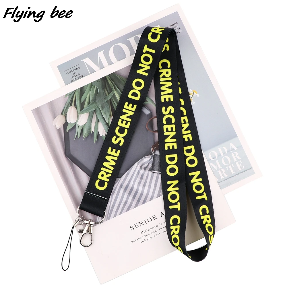 Flyingbee Keychain Tags Strap Neck Lanyards For Keys ID Card Pass Gym Mobile Phone USB Badge Holder DIY Hang Rope X1899