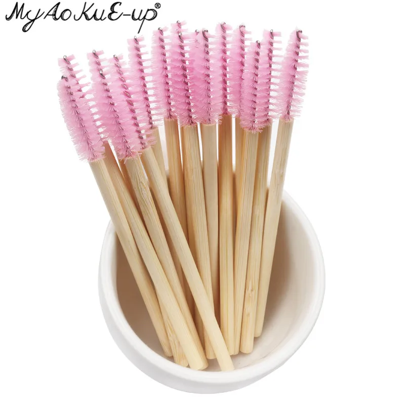 Wooden Makeup Mascara Brushes Wand Disposable Cosmetic Makeup Eyebrow Brush Applicator Eyelash Extension Cosmetic Brushes Tools makeup brush set,makeup brush,lip brush,eyelashes brush,facial mask brush,eyelash removal brush,eyelash cleaner brush,eyelash brush,makeup tool set,makeup tool