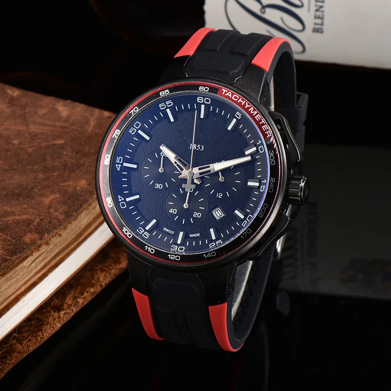 

2020 New Casual Leather Mens Watches Tis Top Brand Luxury Fashaion Gold Watch For Men Sport Waterproof Wristwatch Quartz Clock