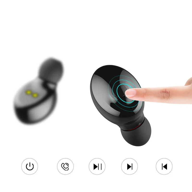 Новинка, мини TWS, беспроводные Bluetooth наушники, зарядка через usb, Автомобильная Bluetooth V5.0, Спортивная беспроводная гарнитура с микрофоном для iPhone, samsung