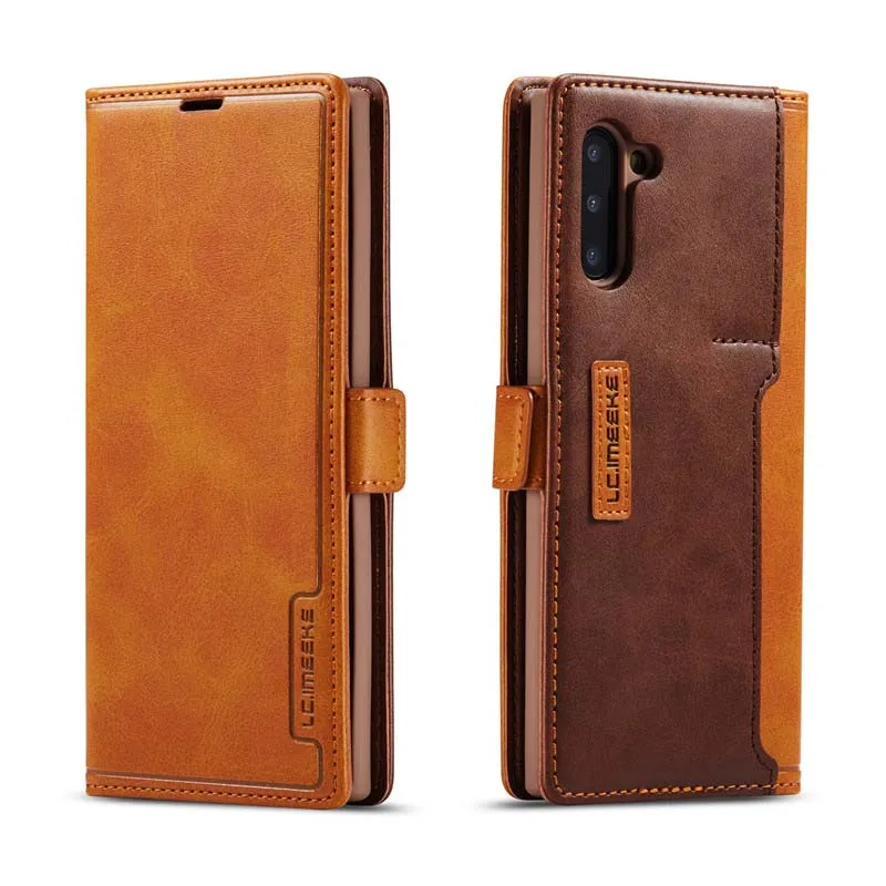 

New Original Flip Wallet Leather Card Holder Magnetic Case Coque For Samsung Galaxy Note10 Note10Plus Mobile Phone Cover KS0313