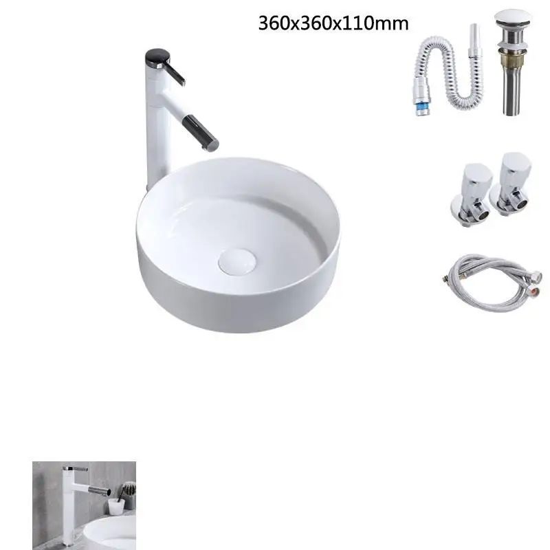 Number 16 Cuba Para Waschtisch Bagno Bassin Lavabo Mano Salle De Bain Lavandino Fregadero туалетный столик для ванной комнаты Pia Banheiro раковина умывальник - Цвет: Number 16