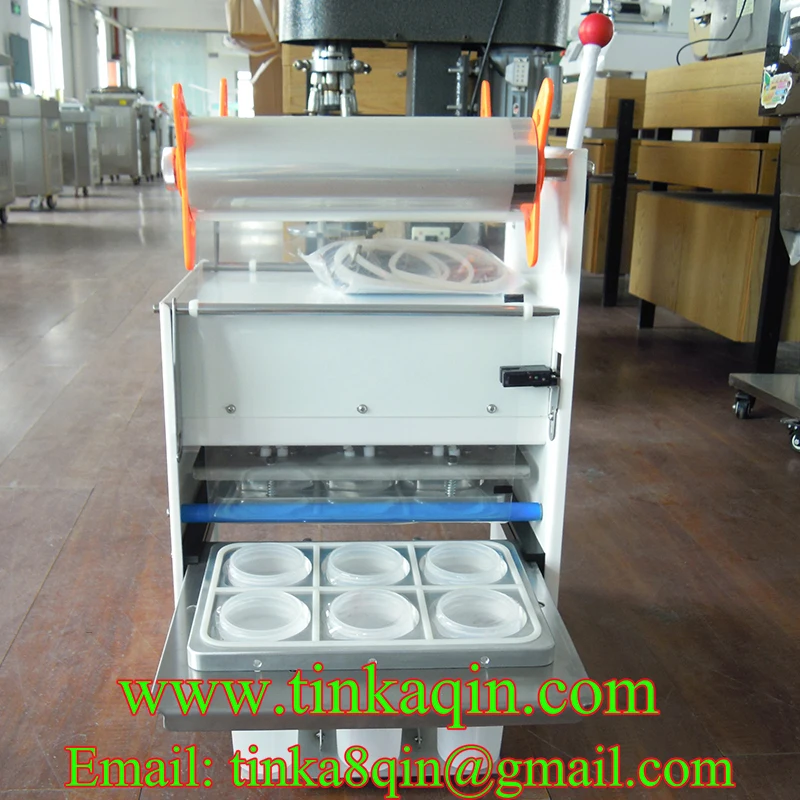 FGJ-Y1-6 полуавтоматическая укупорка машина для упаковки герметика желе уплотнительная бумага машина для запечатывания стаканов