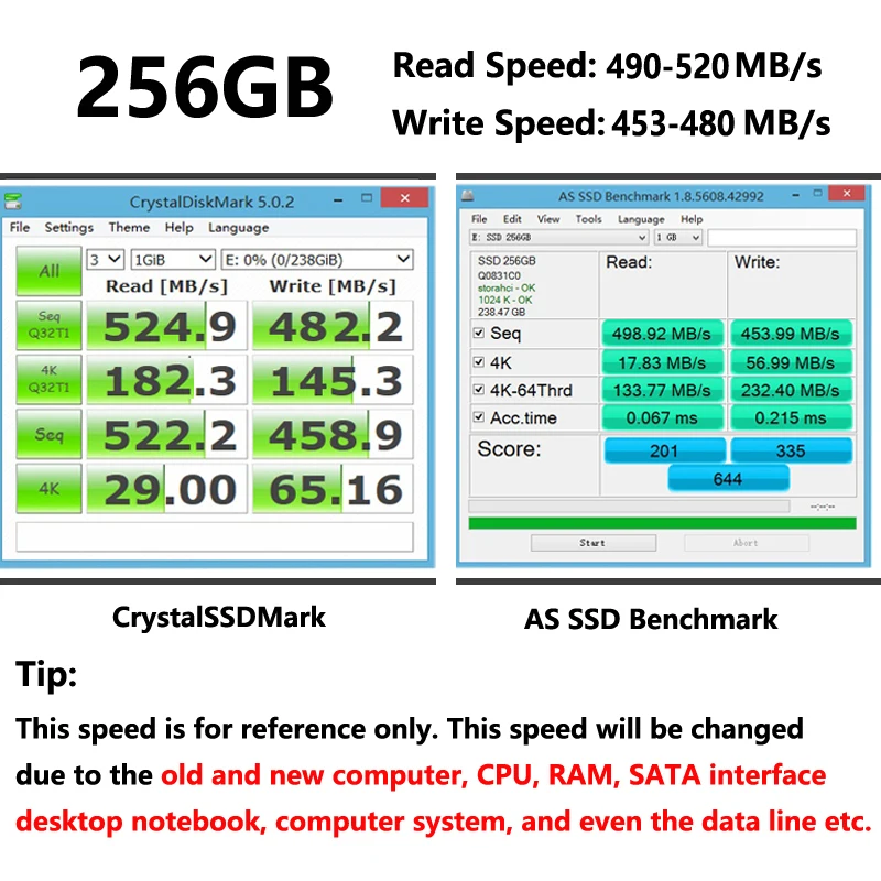 240gb unidade de estado sólido 2.5 polegadas sata3 desktop notebook