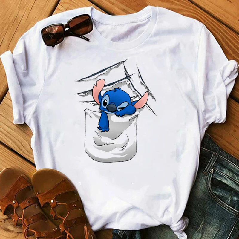 Графическая женская футболка с рисунком кофе Lilo простроченные футболки женская летняя модная футболка с принтом повседневные топы Camisas Mujer футболка - Цвет: bvr19953