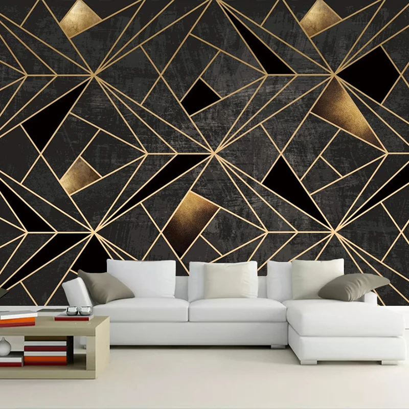 Custom-3D-Mural-Wallpaper-Home-Decor-Black-Creative-Abstract-Geometric-Pattern-Fresco-Living-Room-TV-Background (3)