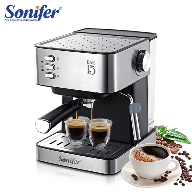 Espresso Electric Coffee Machine Coffee Maker Electric-Horn Cappuccino Capuchinator for Kitchen Household-Appliances Sonifer 1