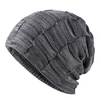 2022 Stylish Skullies Beanies Winter Men Hat Thick Warm Winter Men Hat Thick Caps Beanies Cap Winter Men's Hats gorros ► Photo 2/6