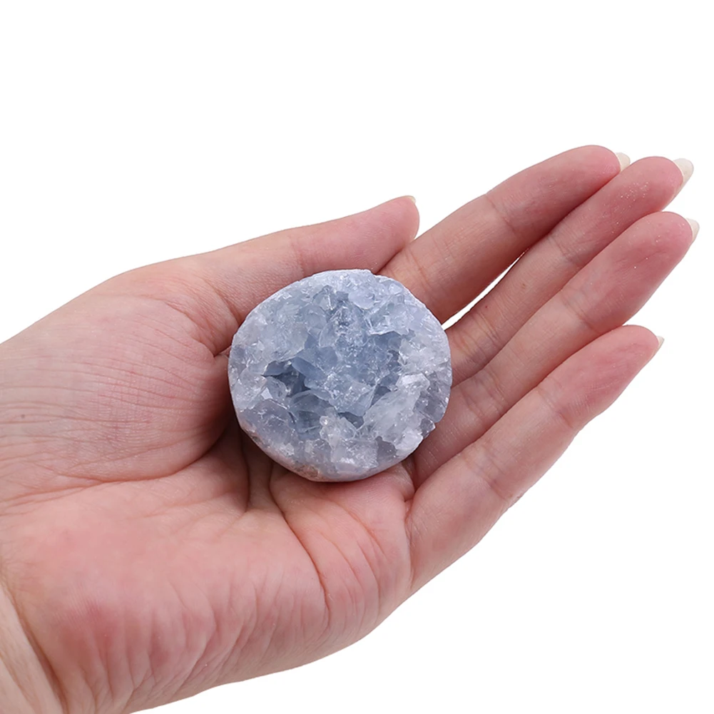 4.5cm Irregular Blue Natural Crystal Druzy Cluster Specimen Mineral Stone Rock Ornament Home Decoration