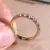 CC Solid 925 Серебряные Кольца Для женщин Кубический Цирконий Кольцо Белое Золото Свадебные Обручальные Модные Ювелирные Изделия Bijoux Femme CC1565