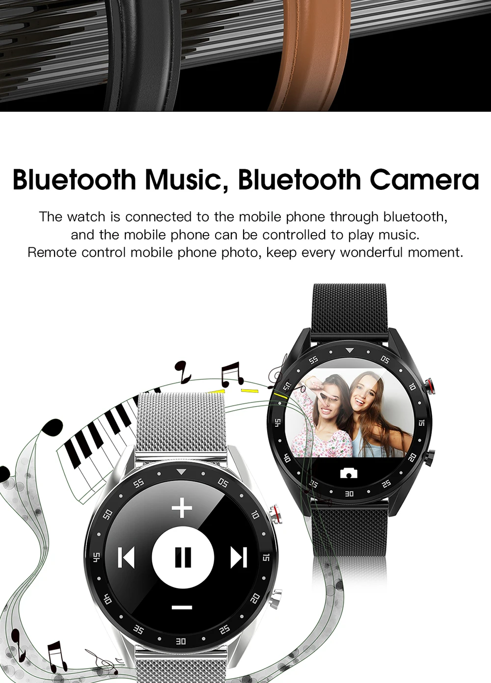 L7 Bluetooth Smart Uhr для мужчин EKG+ PPG HRV Herz Rate Blutdruck монитор IP68 Смарт Браслет на руку Android IOS цифровые часы