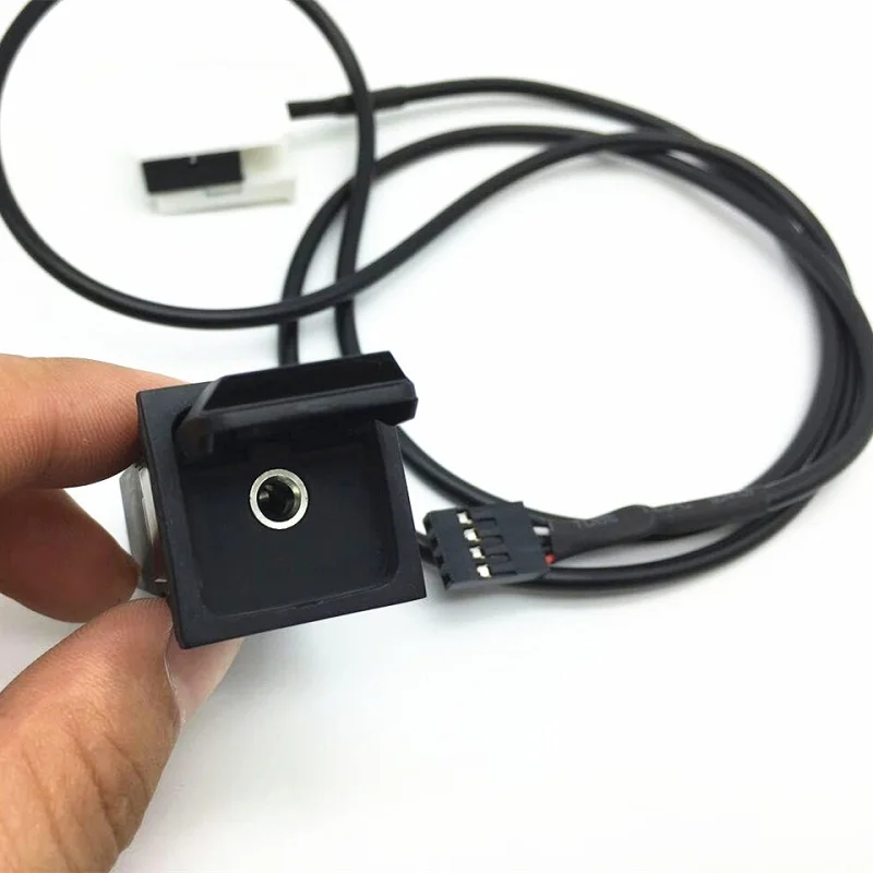 Автомобильный AUX USB Вход переключатель Интерфейс адаптер для подключения к