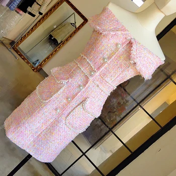 

New temperament little sweet wind socialite word brought off the shoulder dress party goddess fei dress package hip