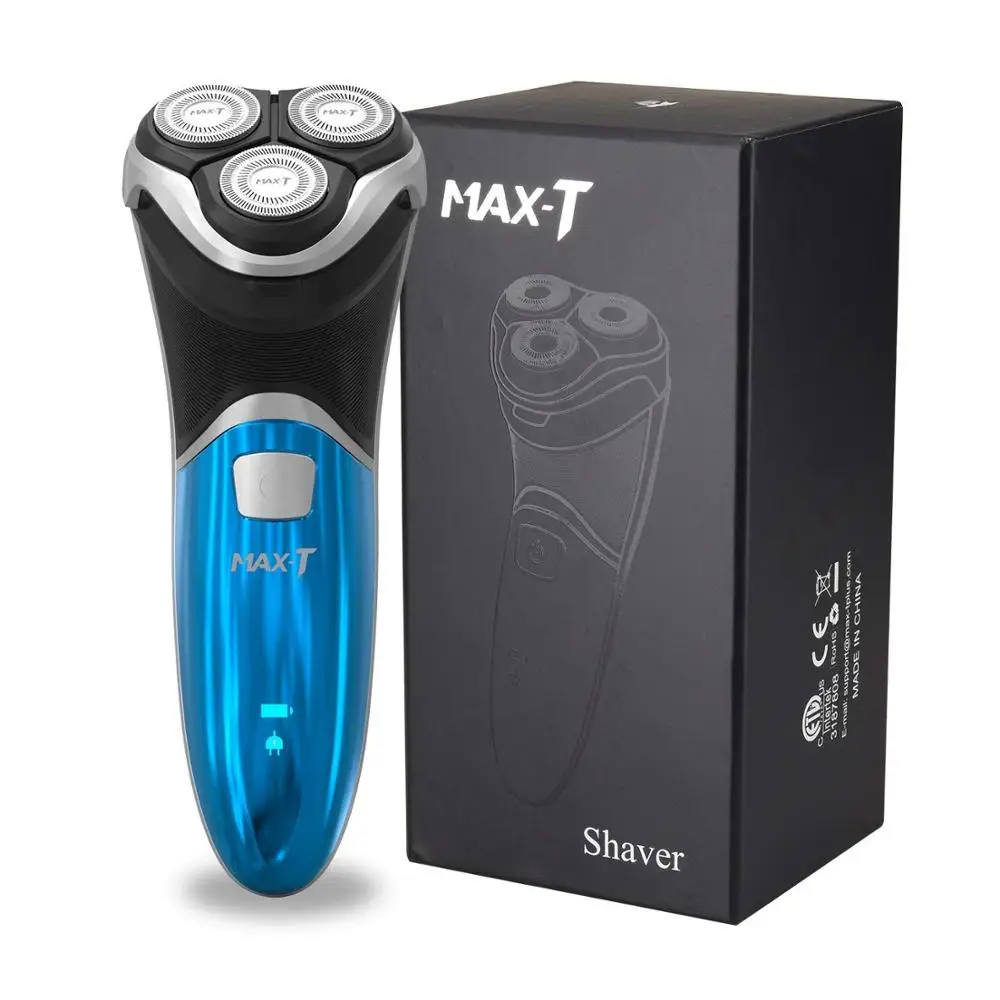 Дешево MAX T RMS 6101 электробритва 3D с тройным плавающим лезвием бритвенные бритвы уход за лицом для мужчин триммер для бороды Парикмахерская машина