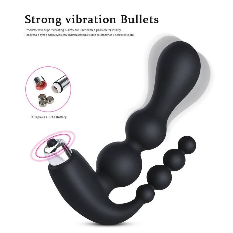 Anal Plug Dildo Vibrator Adult Sex Toys Prostate Massage Butt Plug Anus Pussy Masturbator for Men Women Prostate Stimulator