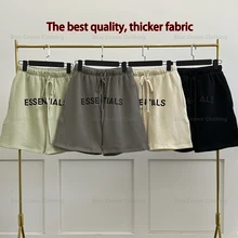 Capris de algodón para hombre y mujer, pantalones cortos de verano, informales, holgados, para la playa, la mejor versión 1:1, 2021