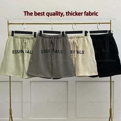 Short en coton pour hommes et femmes, Capris essentiel, décontracté, de plage, ample, été, meilleure Version 1:1, 2021 