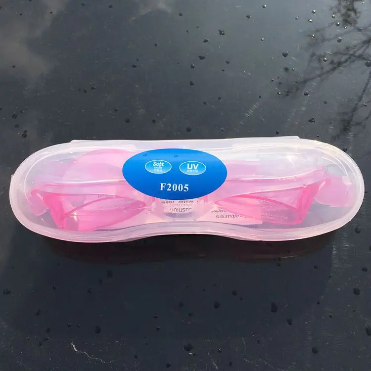 Summer New Style Swimming Glasses Factory PVC Anti-fog Waterproof One-piece High-definition Goggles in Gift Earplug Goggles
