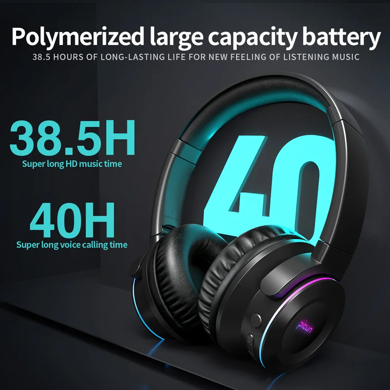 Picun B9 Wireless headphones touch cool 