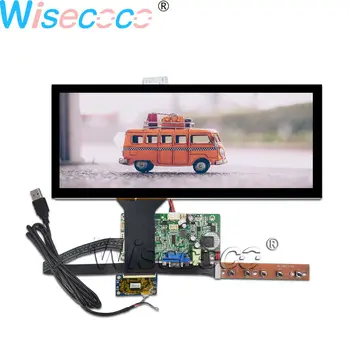 

12.3 inch 1000 nits LCD 1920*720 IPS display + capacitive touch panel digitizer 8:3 with LVDS HDMI VGA driver board for car