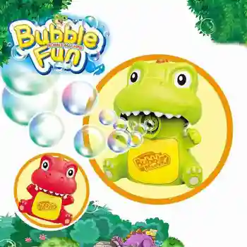 

Children's Cartoon Automatic Bubble Machine Toy Electric Dinosaur Baby Bath Game Summer Outdoor Bubble Toys