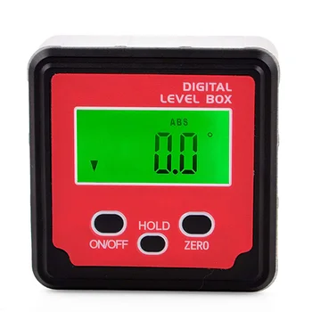 

Digital Level Box Protractor Angle Finder Level Gauge Bevel Gage Inclinometer with Backlight and Magnetic Base