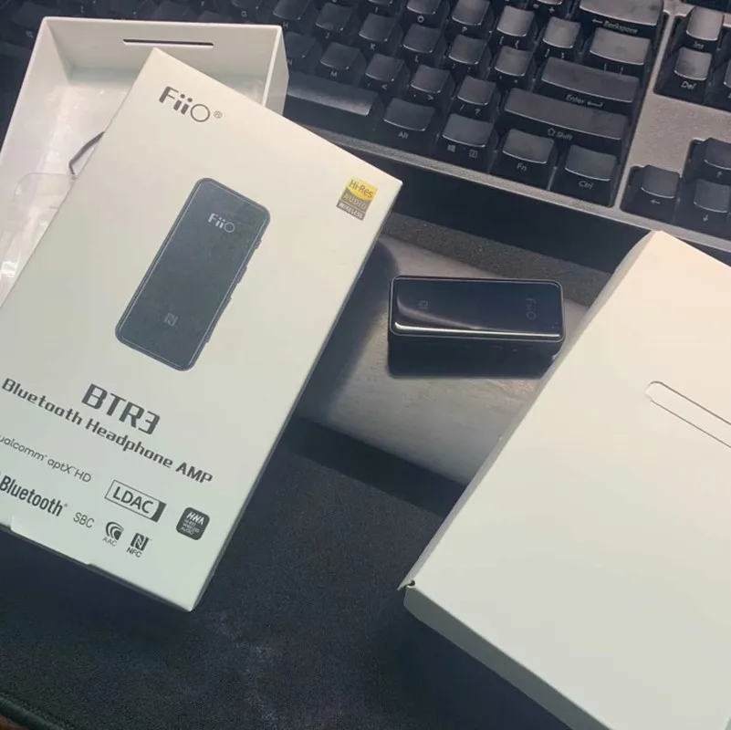 ZycBeautifulf FiiO BTR3 CSR8675 AK4376A USB DAC 휴대용 블루투스 APTX HD LDAC LHDC C타입 앰프, 스마트폰용 3.5mm