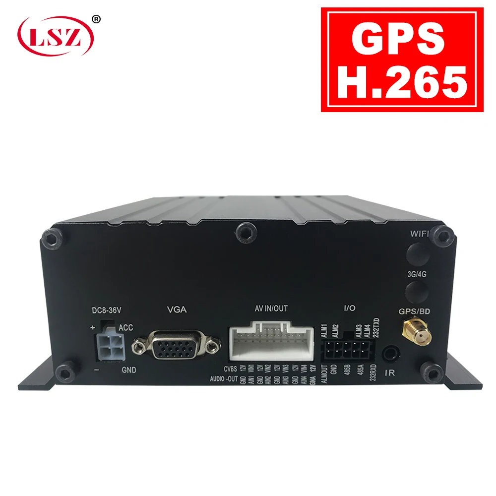  LSZ 4CH HDD coche DVR para autobús camión camionetas GPS MDVR 1080P coche grabadora de vídeo AHD DV