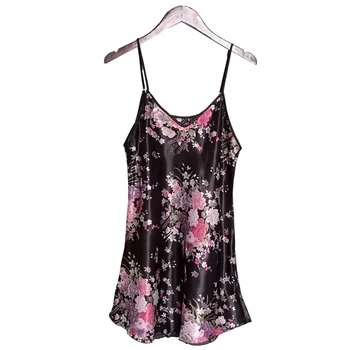 

Nightdress for women printing Homewear Cute Sleepshirts Women Nightdress Female Sexy Sling Nightgowns Ladies Lingerie Sleepdress