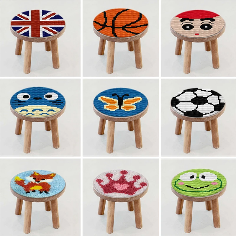 

Kussen Knooppakket Embroidery Knoopkussen Dieren Latch Hook Rug Kit Carpet Cushion Latch Hook Tapijt Foamiran For Needlework Diy